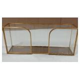 Sumnacon Napkin Holder Glass Gold 9.5 I. Long