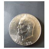 bicentennial Eisenhower one dollar coin 1776-1976