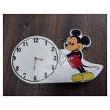 Mickey mouse handmade wood clock 14 inch