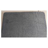 mineral springs bath mat 24-inx 36-in blue