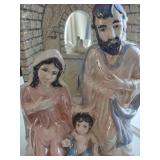 two-piece Nativity light set untested