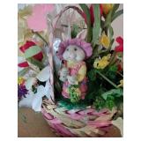 Easter flower basket