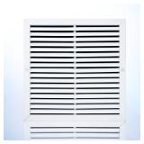 Advanced Aluminum Return Grille - 18x18 Inch Ceiling or Wall Vent Cover - Rustproof- Fixed Blades- No Louver, No Filter - [Front Grille Size: 19.6" x 19.6"][Duct Hole Size: 18" x 18"]