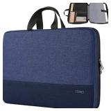 Ytonet 14 Inch Laptop Sleeve, TSA Laptop Case with Handle, Water Resistant Protective Laptop Carrying Case, Compatible with MacBook HP Dell Lenovo Asus Notebooks, Gift for Men Women, Dark Blue