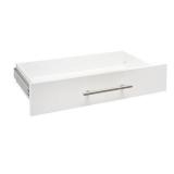 ClosetMaid SuiteSymphony Wood, Add On Accessory, Pure White/Satin Nickel, 25-Inch X 5-Inch Drawer