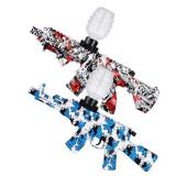 Marsidon Set Of 2 Electric Gel Splatter Blasters, Red And Blue