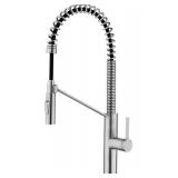 Retails $170! AQUALISE Kitchen Faucet with Pull Down Sprayer - Commercial Style Kitchen Faucets - Magnetic Docking 22.625 inch High Arc Grifos Cocina (Brushed Nickel)