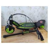 Retails $160! Razor Power Core E90 Sleek 85W Electric Scooter with 12V Battery, Hub Motor, and Push Button Throttle, for Kids 8 Years and Up, Green