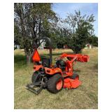 Kabota BX2200 tractor with bucket only 724.5 hours