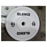 (2) Eleiko 10lb Weights