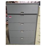 Steelcase 5 Drawer File Cabinet