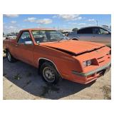 1984 Dodge Rampage, ORANGE