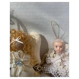 Angels and Victorian style ornaments