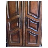 Wood wardrobe 89 x 60 x 24 in