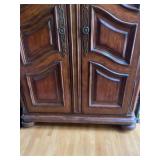 Wood wardrobe 89 x 60 x 24 in