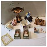 Beauty and The Beast stickers, Enesco Grandma & Grandpa bears, Radnor bouquet of flowers, wood stand and more