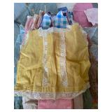 Doll clothes larger sizes, most are vintage