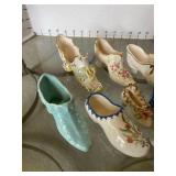 Porcelain shoes, most vintage