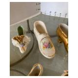 Vintage porcelain shoes