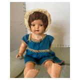 Antique dolls largest 18in tall, both missing an arm and have additional damage see photos