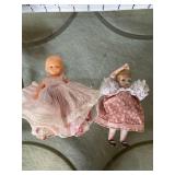 Vintage and newer dolls tallest 6in