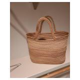 Large woven straw bag