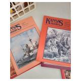 Kansas History magazines in holder