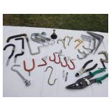 Wire cutters, garage hooks and more