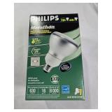 Philips 139394 - EL/A BR30 16 ALTO Flood Screw Base Compact Fluorescent Light Bulb