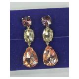 Exquisite Crystal Dangle Earrings Water Drop