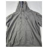 Grey Sweatshirt Hoodie Pullover Cotton XL