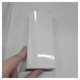 Lot of 50 Glossy White Cardboard Booklet 8ML Perfume Atomizer Packaging Box - 2in Wide 5in Long 0.5in Deep