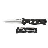 Cold Steel Counter Point Folding Knife with Tri-Ad Lock and Pocket Clip, Counter Point 1,Silver & Black