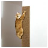 SHENGOCASE Thickened Cat Wall Corner Climbing Carpet, Cat Wall Furniture, Wall Corner Scratcher, Scratching Post (Camel)