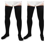 Zhanmai 2 Pairs Thigh High Men