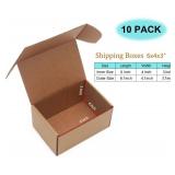 10 Pack Small Shipping Boxes 6x4x3