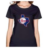 Unisex Texas Sport Logo Ranger Casual Short Sleeve Tshirt Blue XL