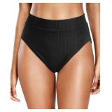 Holipick Women High Waisted Bathing Suit Bottoms Tummy Control Bikini Bottom Swimsuit High Cut Swim Bottom 2XL