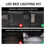 Dasbecan Truck Led Bed Light Car Trunk Lighting Kit Compatible with Toyota Tacoma 2020 2021 2022 2023 2024 Replaces# PT857 35200 84267 0C020 90080 87026