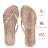 LAVAU Womens Flip Flops, Comfortable Shower Beach Thong Flip Flops Sandals, Waterproof and Anti Slip SS609-W-xing-40