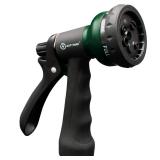 AUTOMAN-Garden-Hose-Nozzle,ABS Water Spray Nozzle with Heavy Duty 7 Adjustable Watering Patterns,Slip Resistant for Plants,Lawn,Washing Cars,Cleaning,Showering Pets & Outdoor Fun.