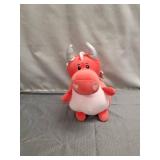 Dragon Small Wings Plush Stuffed Animal 13" Hug Me Pink Red