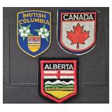 Canada, British Columbia, Alberta Patch Lot