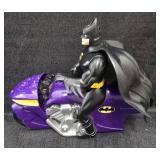 Purple Batman on motorbike 1994 DC Comics The Animated Series Kenner