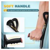 BeneCane Forearm Canes Lightweight Arm Crutch Adjustable Ergonomic Comfortable on Wrist Non Skid Rubber Tips