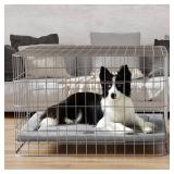 WESTERN HOME Dog Bed for Crate, Washable Dog Crate Pad with Soft Rose Plush, High Resilience Dog Beds Large Sized Dog