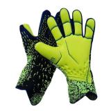 Yuly Goalkeeper Gloves Strong Grip Goalie Soccer Glove Football with Finger Support Size 6/7/8/9/10 Kids Youth Adults Green