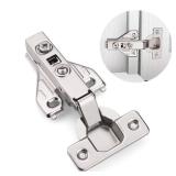 2 Pairs 4 Pack Soft Close Kitchen Cabinet Door Hinges fit for Face Frame Cabinet,105 Degree Opening Angel Self Closing with Mounting Screws by Probrico