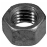 Hillman Hex Nuts 1/2" Hot Dip Galvanized