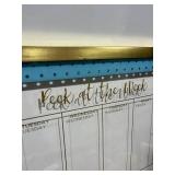 Peek at the Week Wall Hanging Dry Erase Week Organizer